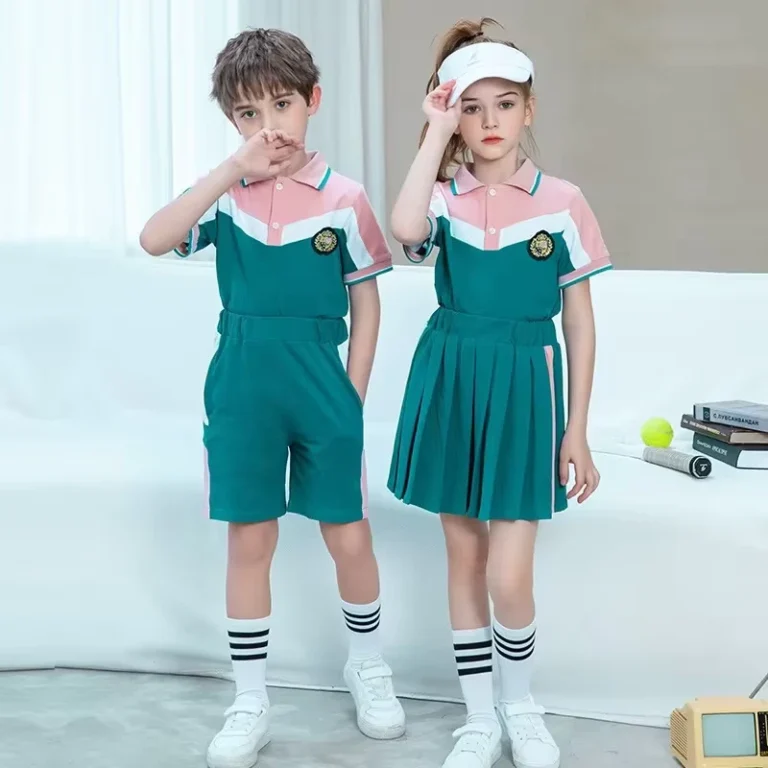 Factory-Customized-Fabric-Unisex-School-Uniform-Design-for-Kindergarten-Set-Childrens-Sportswear-for-Boys-Girls-School-Class