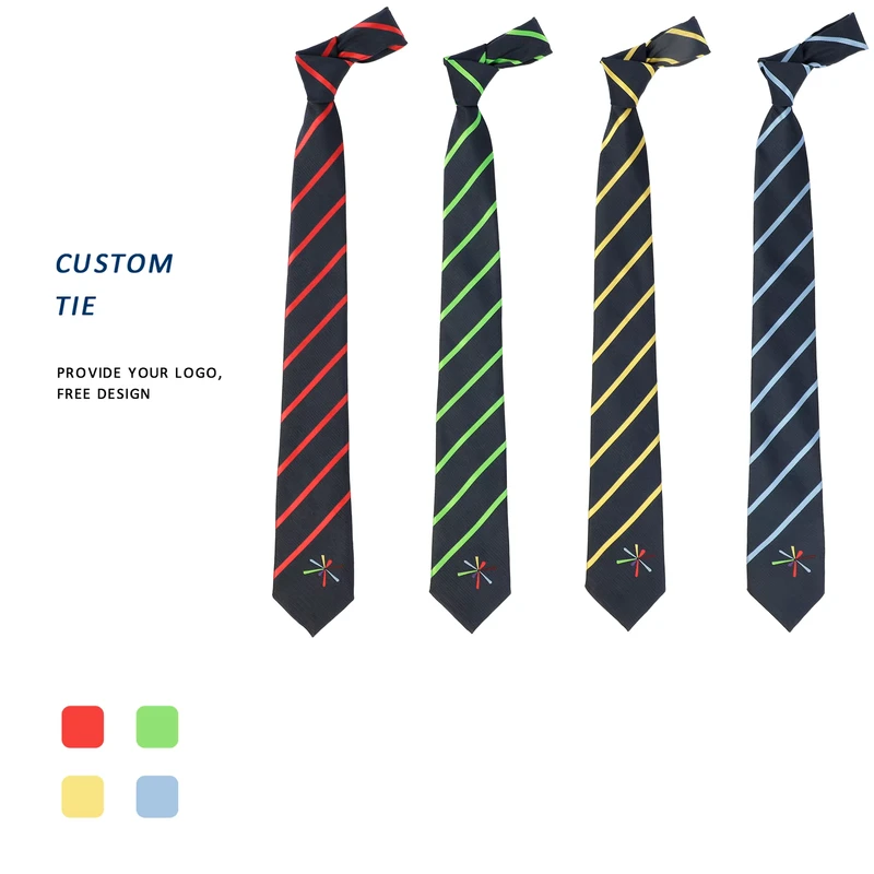 Factory-Customized-Newest-Fashion-Luxury-Polyester-School-Ties-for-Students