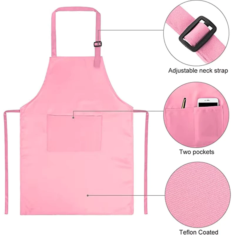 Factory-Customized-Unisex-Adjustable-Child-Apron-Professional-Kid-Bib-for-BBQ-Waterproof-Children-Aprons