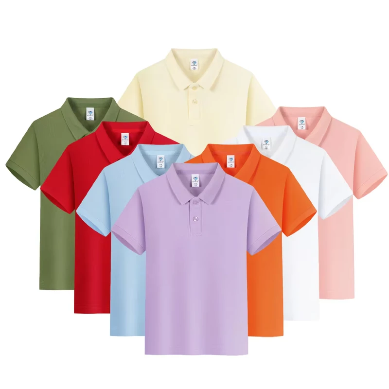 Factory-Design-School-Custom-Summer-Kids-School-Uniforms-Polo-Shirts