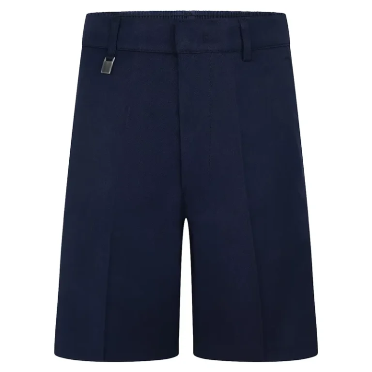 Factory-Direct-Bermuda-Standard-Fit-Eco-Short-Half-Elasticated-Waist-Short-Trousers-Kids-School-Uniform-Knee-Length-Shorts
