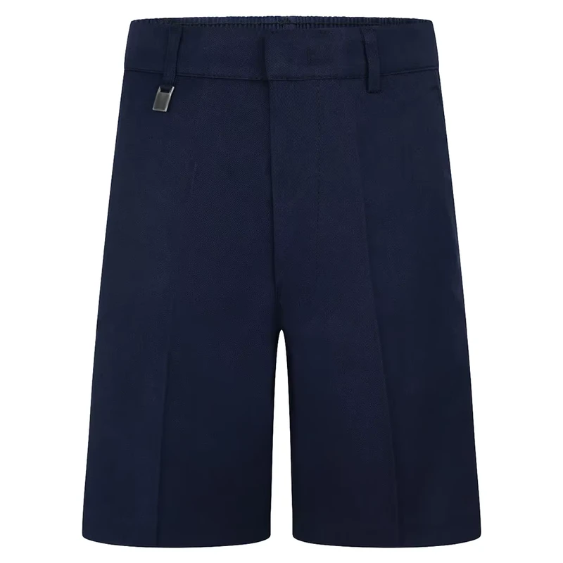 Factory-Direct-Bermuda-Standard-Fit-Eco-Short-Half-Elasticated-Waist-Short-Trousers-Kids-School-Uniform-Knee-Length-Shorts