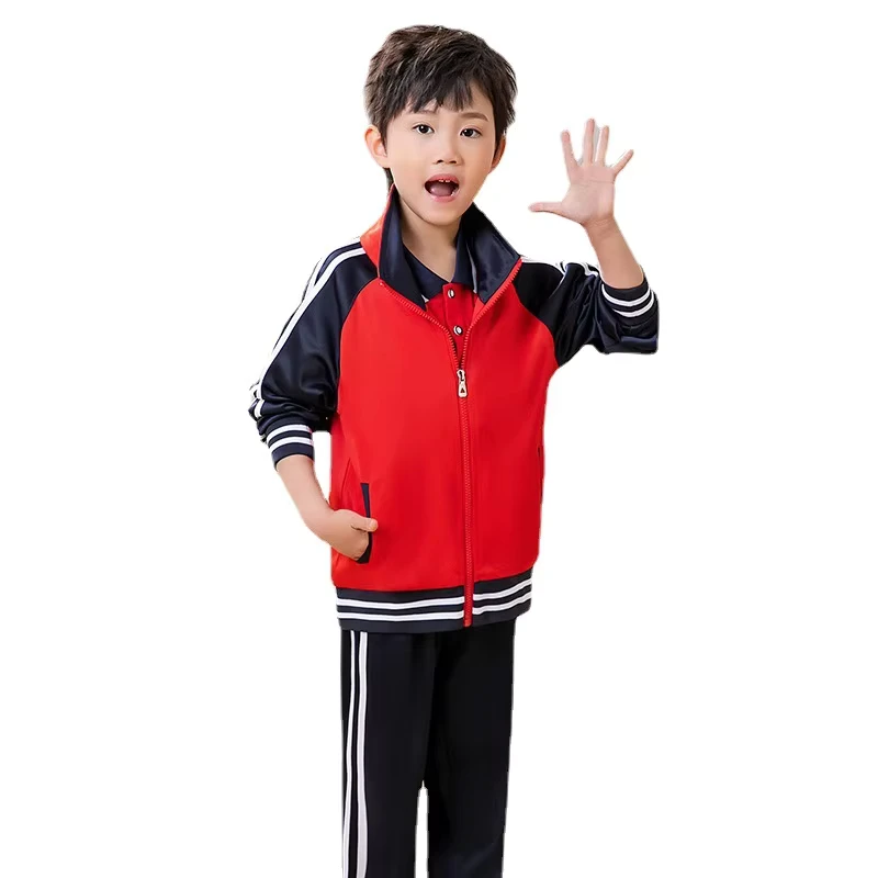 Factory-Direct-Sale-School-Clothes-Set-Children-Spring-Autumn-Style-Long-Students-Uniform
