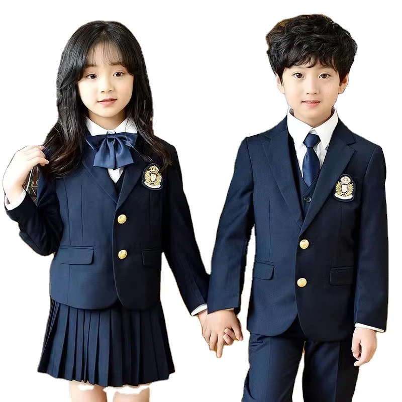 Factory-Direct-Sale-School-Uniform-Skirt-High-Waist-Pleated-Skirt-Student-Girls-Solid-Skirt