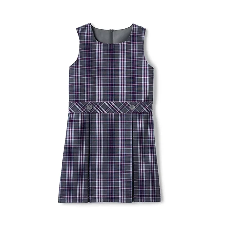 Factory-Direct-Sale-School-Uniforms-Dress-Front-Pleated-Plaid-Jumper-Girls-School-Uniform-Pinafore-for-Girl-Student
