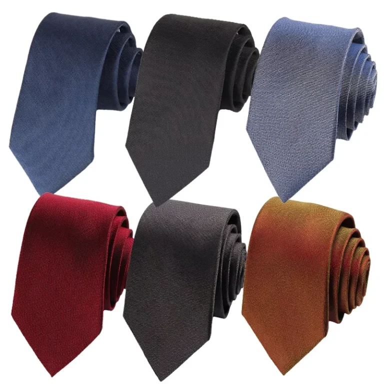 Factory-Direct-Sales-OEM-Service-Business-Custom-Polyester-Ties-High-Quality-Solid-Woven-Jacquard-Handmade-Necktie-for-Men