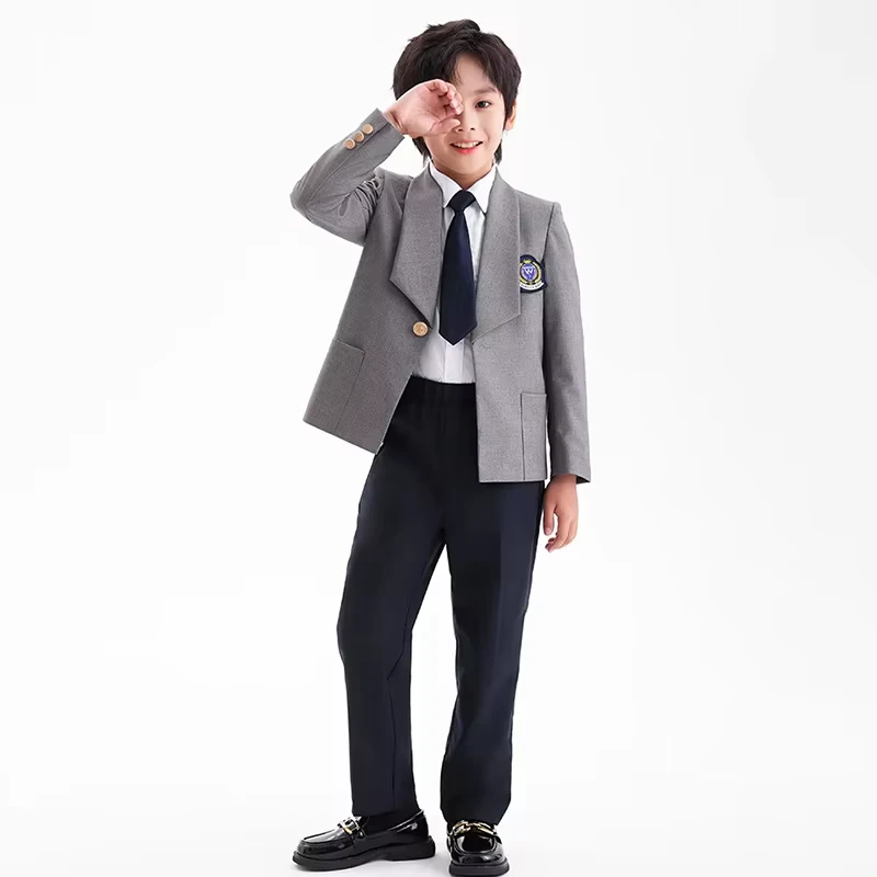 Factory-Direct-Unisex-College-Style-School-Uniform-for-Kindergarten-Primary