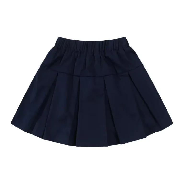 Factory-Directly-School-Uniform-School-Pleated-Girls-Skirt-Navy-Blue