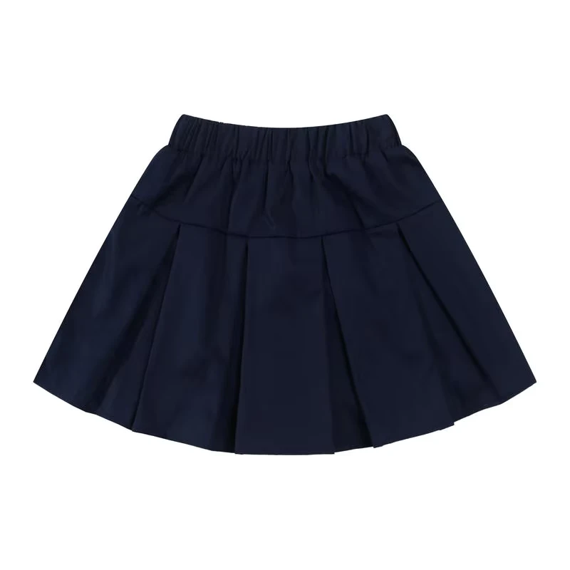 Factory-Directly-School-Uniform-School-Pleated-Girls-Skirt-Navy-Blue