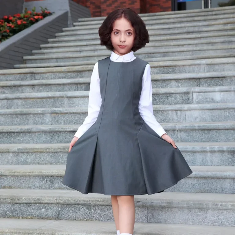 Factory-Free-Designs-School-Uniforms-Autumn-Fashion-Girls-Long-Sleeve-Dress-1
