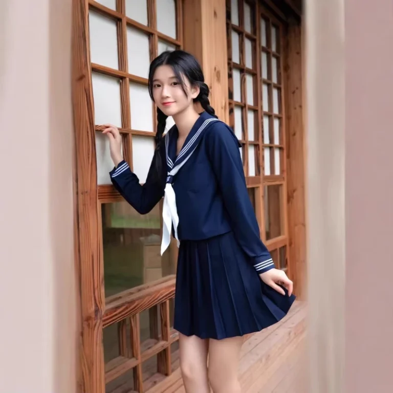 Factory-JK-Sailor-Uniform-Set-Pleated-Skirt-Preppy-Style-School-Outfit