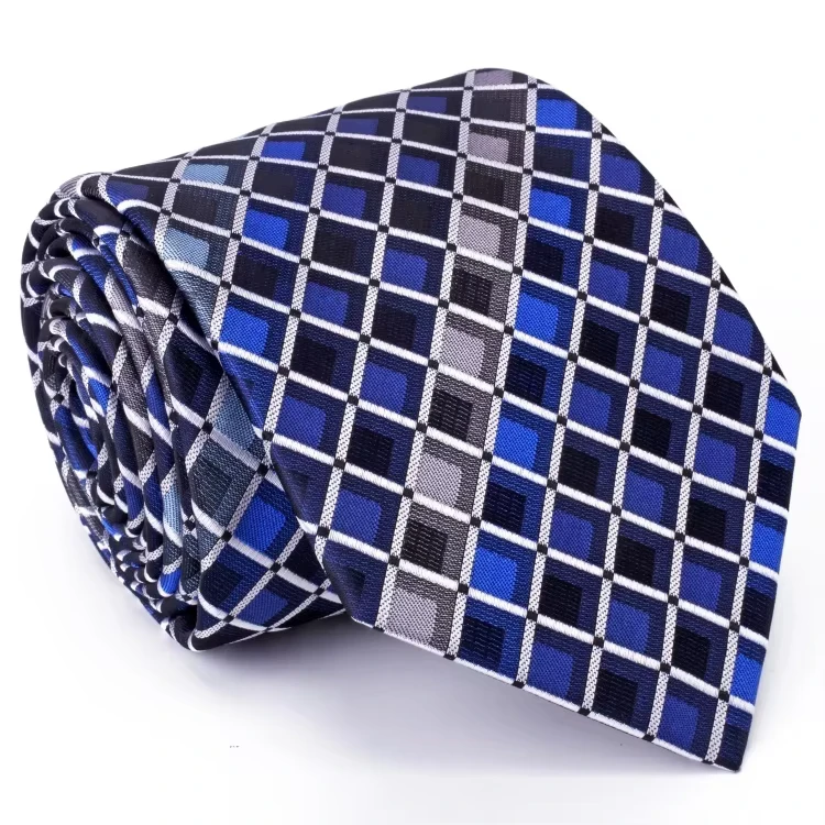 Factory-Manufacture-Custom-Logo-Various-3D-Striped-Polyester-Woven-Mens-Necktie-Accessories-Fashion-Business-Ties