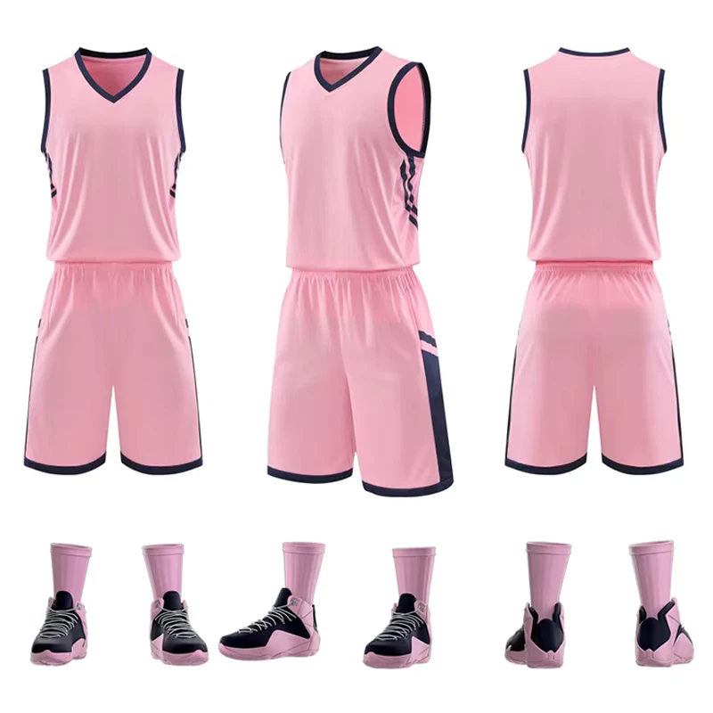 Factory-ODM-Basketball-Sportswear-Set-Retro-Style-Custom-Basketball-Jersey-and-Shorts-Kits-for-Team-and-Fan-Wear