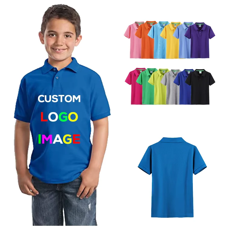 Factory-OEM-Design-Casual-100-Cotton-Plus-Size-School-Badge-Custom-Boys-Girls-Summer-Kids-School-Uniforms-Polo-Shirts