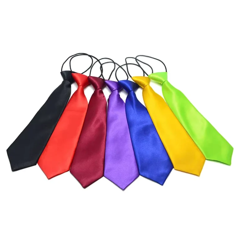 Factory-Plain-School-Student-Neck-Tie-for-Kids