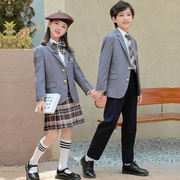 Factory-Plus-Size-Teenager-School-Uniform-Suits-for-Kids-Breathable-Anti-Wrinkle-Blazer-Jacket-Pants-Skirts