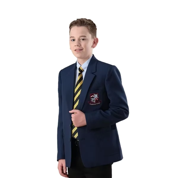 Factory-Price-Blazers-Jacket-Comfortable-Fabric-Boys-Navy-Blue-blazer-School-Uniform