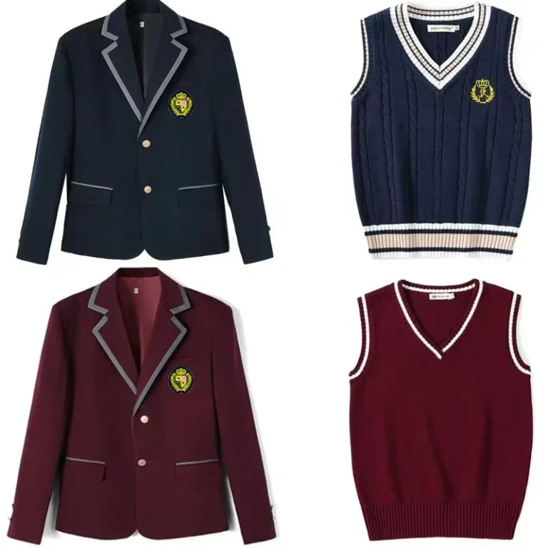 Factory-Price-Bulk-Order-Durable-Contrast-Piping-Blazer-and-Knit-Vest-Primary-High-Students-Uniform-School-Uniform-Outfit
