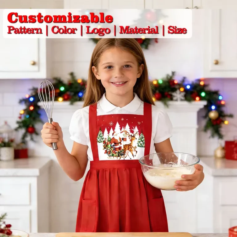 Factory-Price-Custom-LOGO-Bulk-Supplier-Bib-for-Children-Adjustable-Waterproof-School-Uniform-Use-Kids-Apron