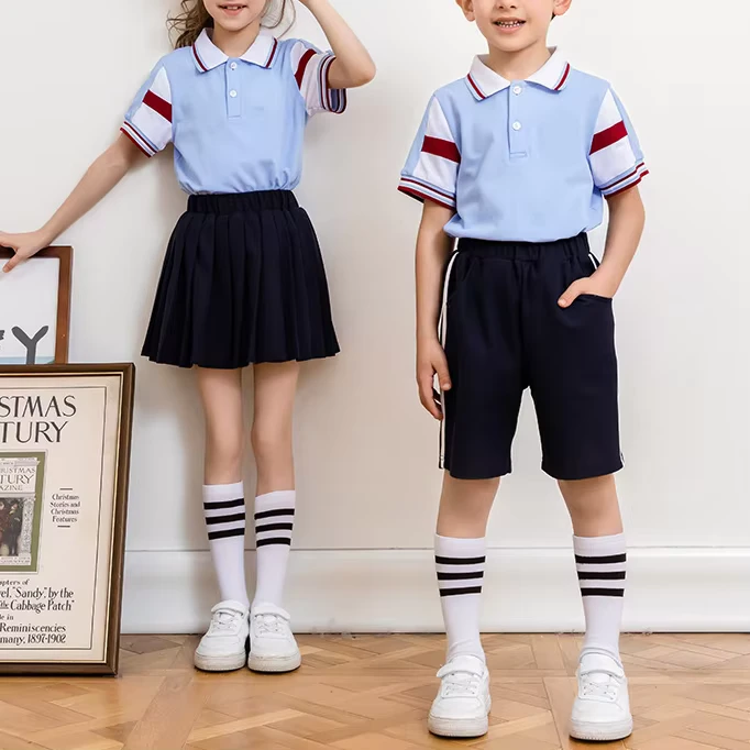 Factory-Price-Customized-logo-Bulk-Kids-Summer-Autumn-School-Polo-Shirts-Uniforms