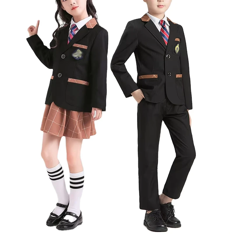 Factory-Price-Primary-Kindergarten-Clothes-Sweater-Korean-School-Uniforms-School-Blazer-Suit-Uniforms