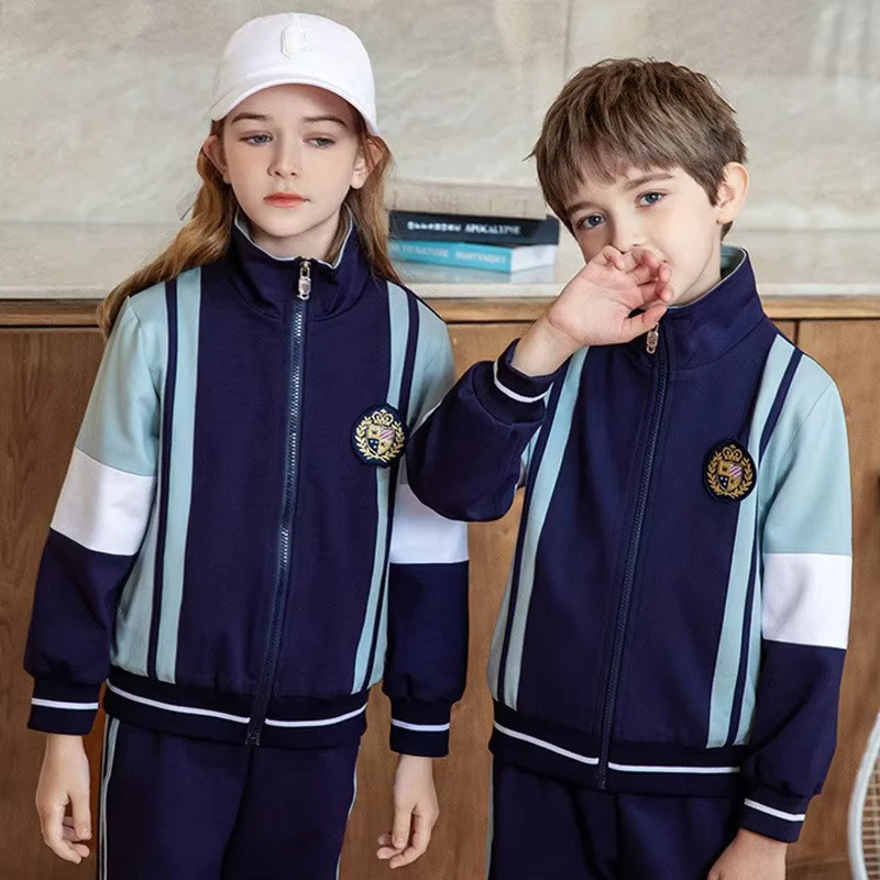 Factory-Price-Sports-Tracksuit-for-Kids-Comfort-Warm-School-Uniforms-and-Durable-Fabric-Spot-Supply