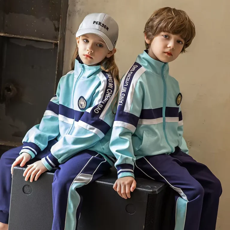 Factory-Primary-School-Students-Clothes-Student-Sports-Uniform-Student-Coat-Pants