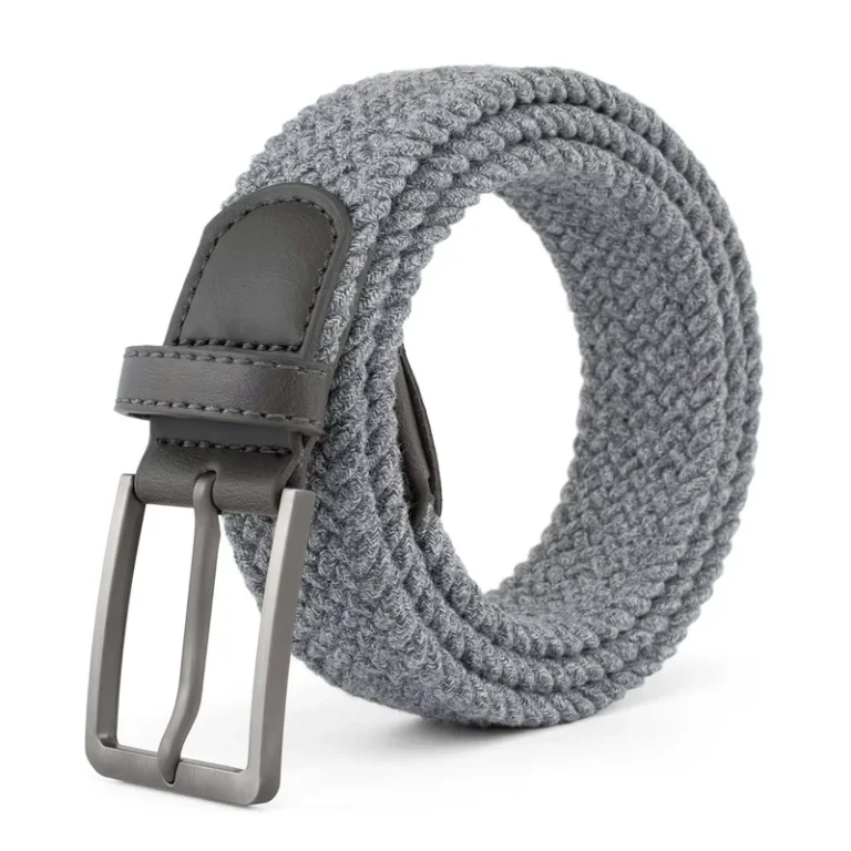 Factory-Promotion-Unisex-Daily-Use-Simple-Design-High-Quality-Golf-Elastic-Woven-Belt-With-Smooth-Zinc-Alloy-Pin-Buckle