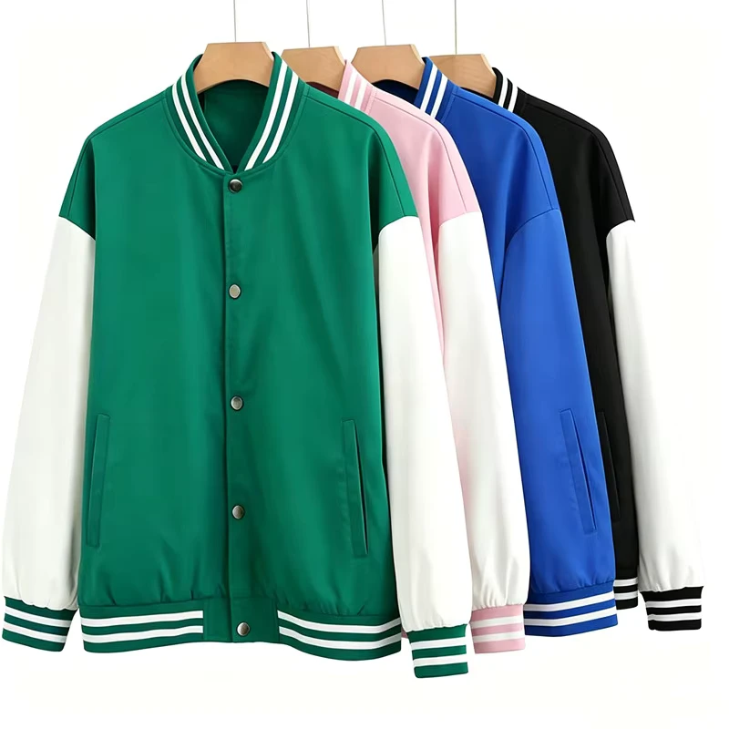 Factory-School-College-Varsity-Uniform-for-Boys-and-Girls-Windbreaker-Unisex-Casual-Button-up-Baseball-Jacket-Coat
