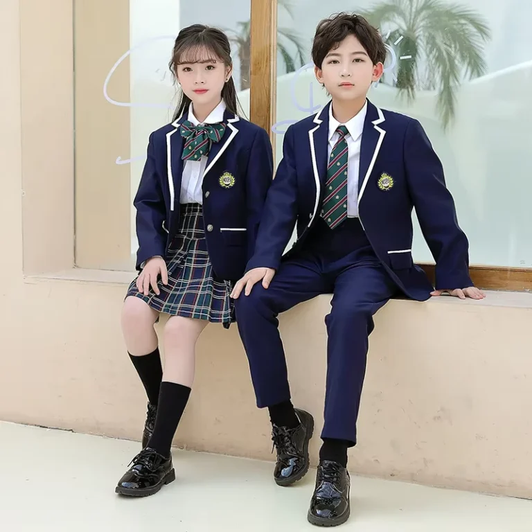 Factory-Stock-School-Uniform-Spot-Goods-Boy-and-Girl-Primary-Children-Middle-School-High-Kids-Full-Set-School-Uniform