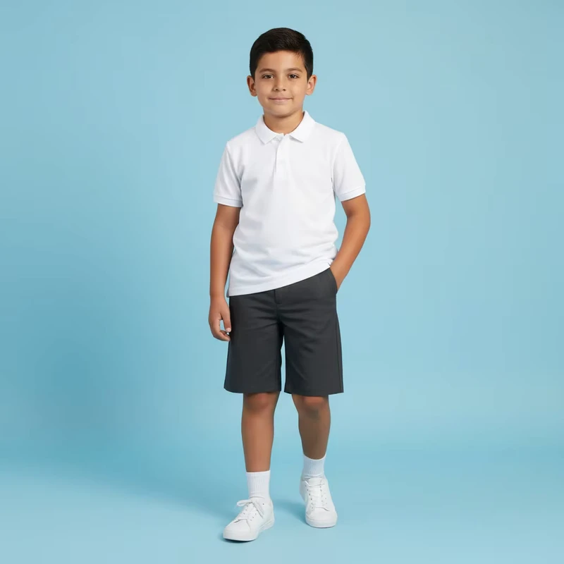 Factory-Supply-Boys-Custom-School-Uniform-Elementary-School-Shorts-Pants-Pantalones-for-Boys
