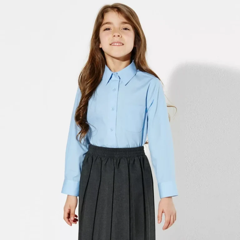 Factory-Supply-Long-Sleeve-Fused-Collar-Shirt-School-Uniforms-Kids-School-Uniform-Shirt