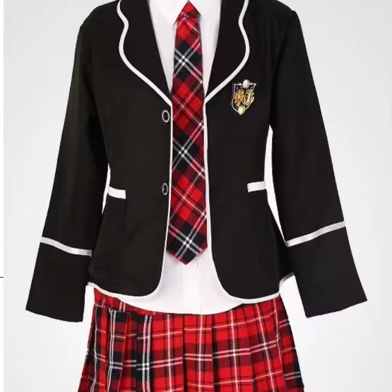Fashion-Childrens-Uniforms-for-Men-and-Women-Black-School-Uniform