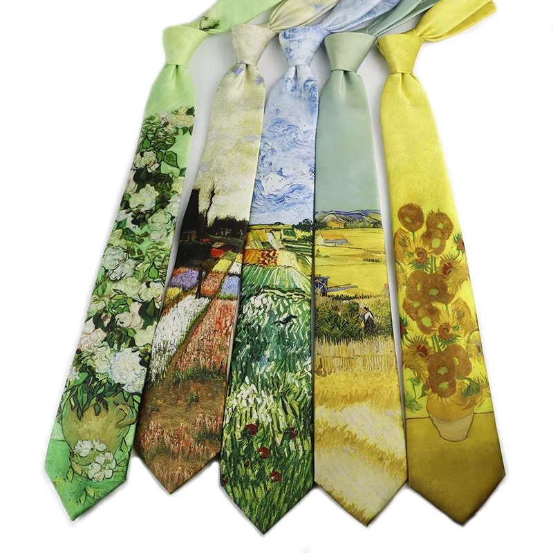 Fashion-Floral-Wedding-Skinny-Necktie-Flowered-Polyester-Ties-for-Men