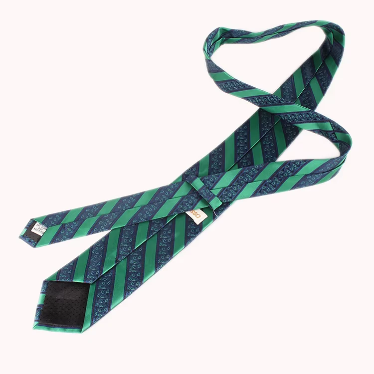 Fashion-Green-Color-Custom-Manufacture-Polyester-Woven-Jacquard-Formal-Neckties-Texture-Ties-for-Men