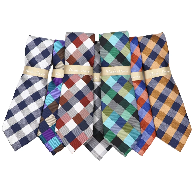Fashion-Plaid-Striped-Necktie-8cm-Navy-Polyester-Male-Office-Formal-Tie-Business-Tuxedo-Suit-Shirt-Cravat-Gift-for-Men-Accessory