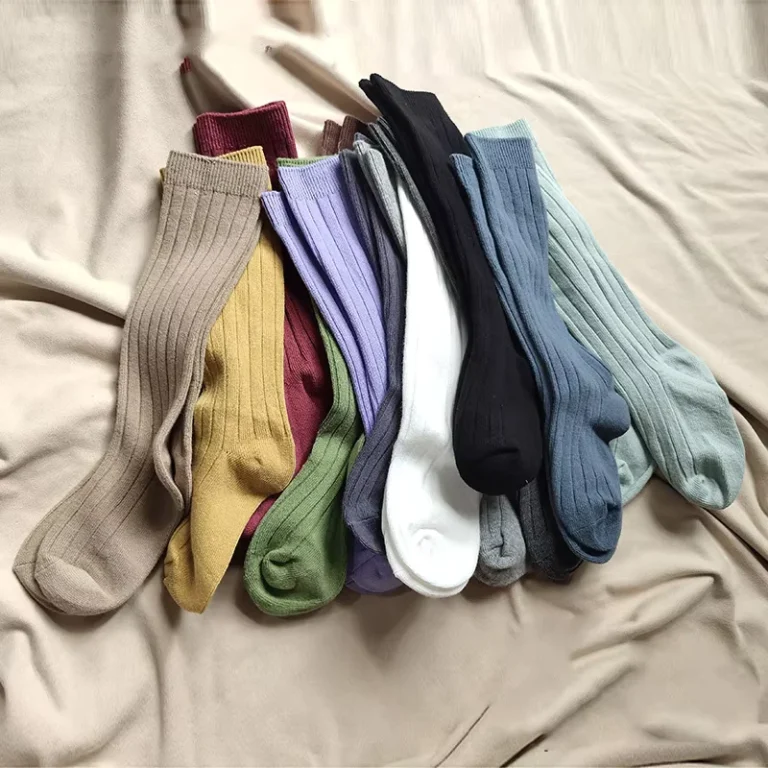 Fashion-Solid-Baby-Boys-Girls-Knee-High-Long-Socks-Cotton-Breathable-Stripe-Soft-Kids-Sock-Children-School-Uniform-Socks