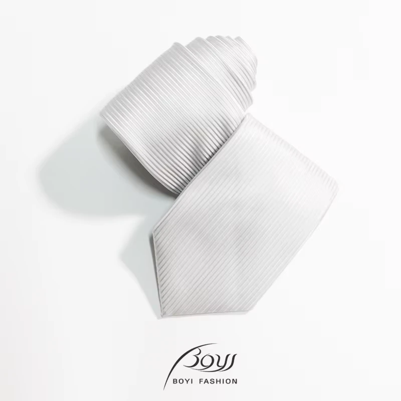 Formal-Horizontal-Stripe-Decorative-Suit-Durable-Polyester-Wedding-Tie