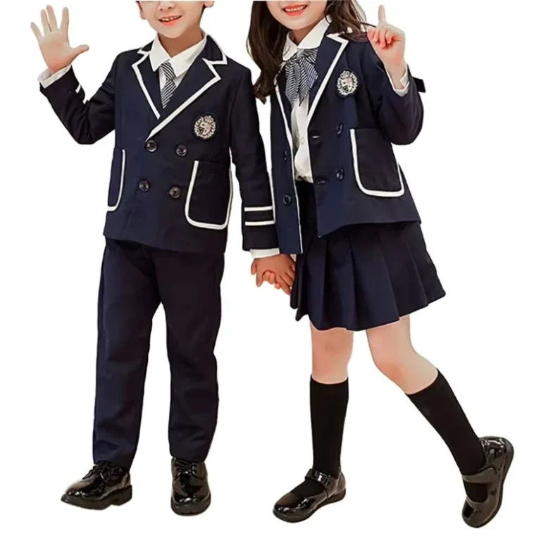 Four-Piece-Set-Suit-Custom-Design-Middle-and-High-School-Blazer-Boys-and-Girs-Primary-School-Uniform-Designs