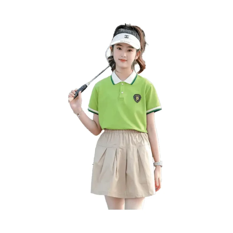 Gentle-Comfortable-and-Fashionable-Customizable-School-Uniform-Polo-Shirt-with-Elastic-Collar