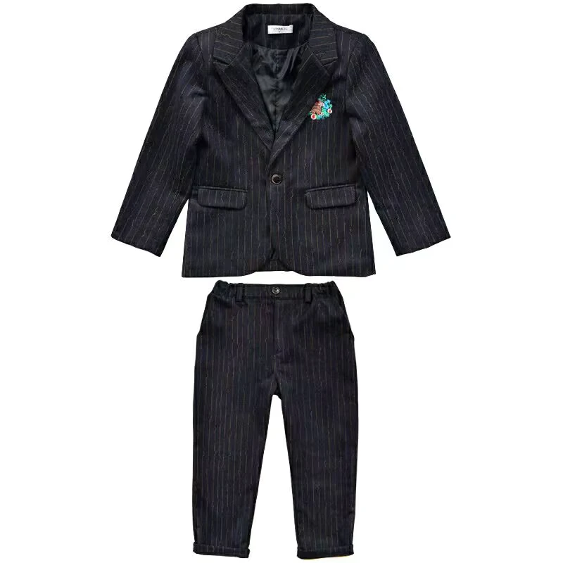 Gentleman-Children-Clothes-New-White-Wool-Fashion-Casual-Boy-Suit-Pants-Boy-Suits-Kids-Suit