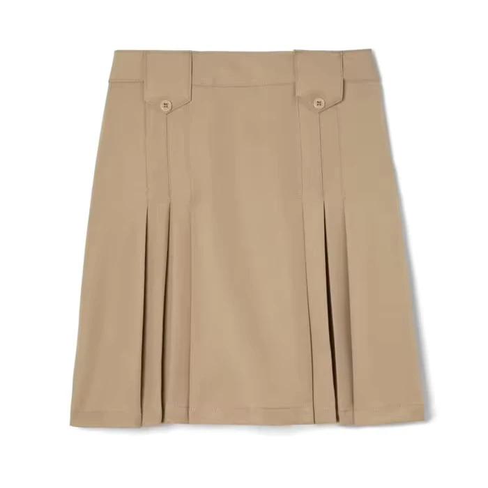Girl-School-Skirts-Uniforms-Khaki-Short-Pleated-Dress-School-Uniform-Skirt