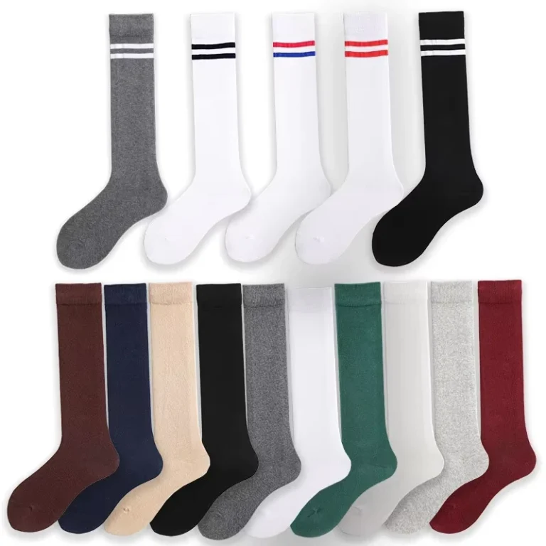 Girl-School-Sports-Knee-High-Socks-School-Uniform-Knee-High-Socks-School-Student-JK-Stocking