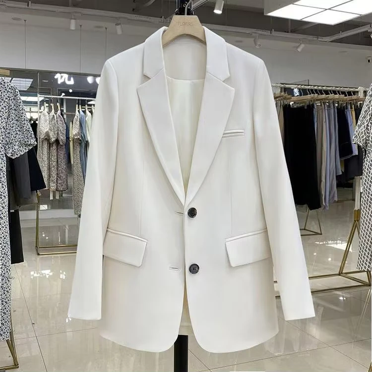 Girls-2-Pieces-School-Uniform-Set-Peaked-Lapel-One-Button-Blazer-Jacket-Pants-for-Classroom