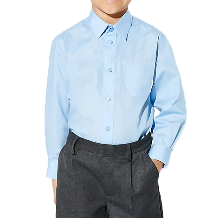 Girls-Blue-School-Uniform-Shirt-Comfortable-School-Uniforms