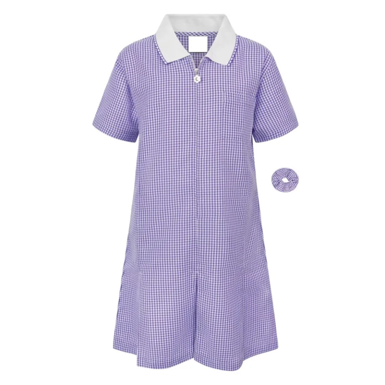 Girls-Dresses-School-Dress-Uniform-Girls-Pinafore-School-Blue-Gingham-Checked-Summer-A-Line-Gingham-Dress