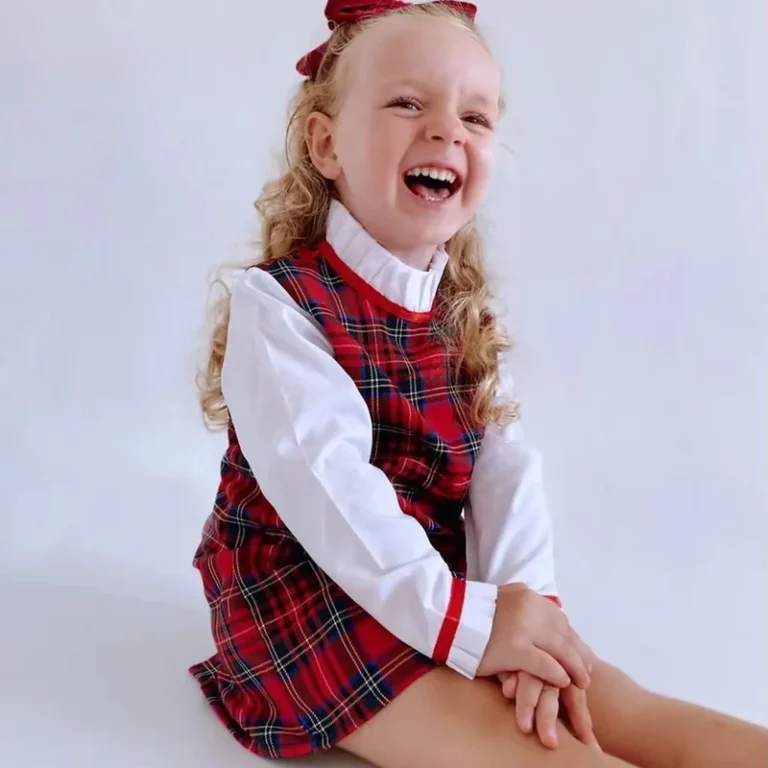 Girls-Dresses-School-Dress-Uniform-Girls-Red-Pinafore-School-Blue-Gingham-Girl-Red-Dress