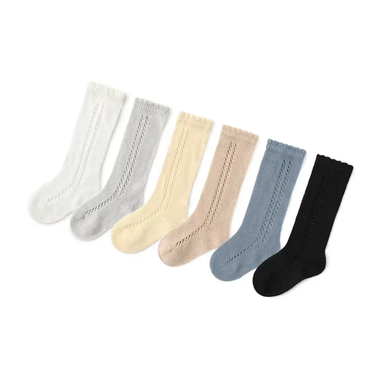 Girls-Knee-High-Socks-Summer-Baby-Stockings-Kids-School-Uniform-Seamless-Cotton-Socks