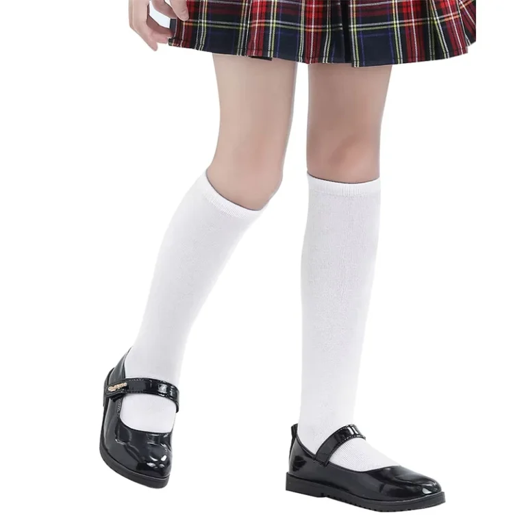 Girls-Knit-School-Uniform-Socks-Seamless-Toe-Over-the-Knee-Socks-for-Girls-Boys-Kids-White-School-Socks