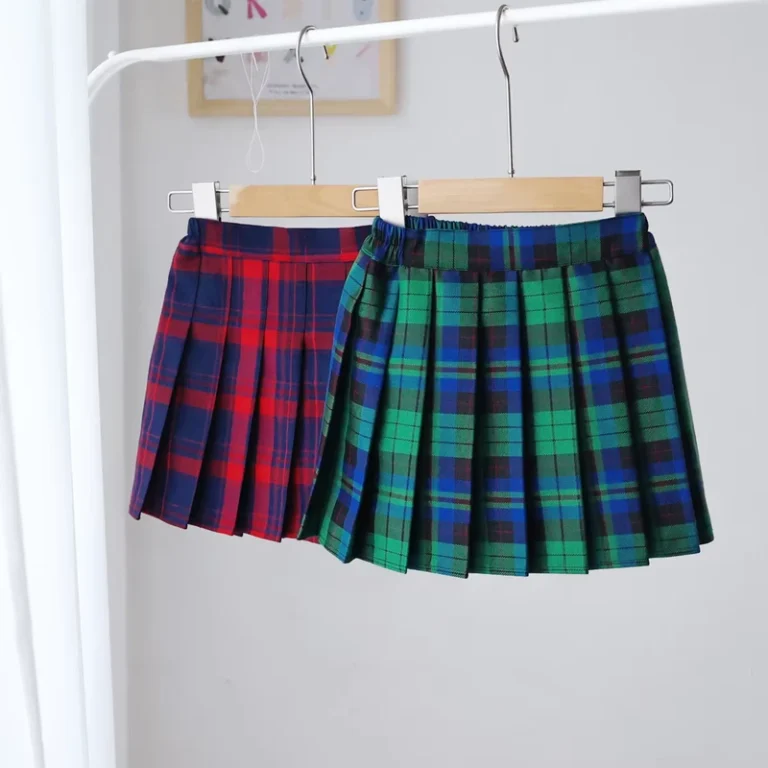 Girls-Pleated-Uniform-Skirts-Toddler-Kids-Girls-Teens-Pleated-Skirts-for-Kids-Elastic-Waist-Plaid-School-Girl-Mini-Skirt